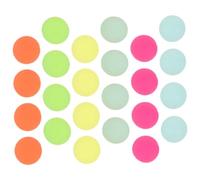 BCOATH Lot de 24 Balles Rebondissantes en Caoutchouc Phosphorescentes 25 MM Finition Mate Couleurs Aléatoires Jouets Lumineux pour Fête et Présents Garçon et Filles Couleur Aléatoire