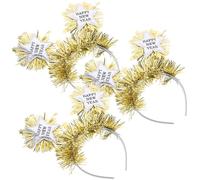 BCOATH Lot de 3 Serrage-têtes à Cheveux Pentagramme Décoratifs et Légers en Cortex pour Garçon et Filles, Accessoires Fête Nouvel An et Festival Design Unique et Adorable