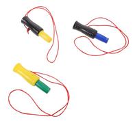 BCOATH Lot de 3 Sifflets de Survie en Plastique Légers avec Design Réaliste Canard, Signal d'urgence pour Aventures et Observation des Oiseaux en Extérieur