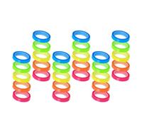 BCOATH Lot de 30 Rouleaux de Ruban Adhésif Transparent Inscriptible en Pet, Résistant à L'usure, pour Onglets D'étude et Usage Professionnel