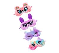 BCOATH Lot De 4 Masques De Voyage Pour Les Yeux Motif Animal De Dessin Animé Pour Garçons Filles Pour Dormir Se Sentir Bien