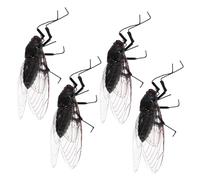 BCOATH Lot De 4 Modèles De Cigales : Ornements De Cigales pour Micro-aménagement Paysager Extérieur - décorations d'animaux Artificiels pour Jardin, Terrasse, Balcon
