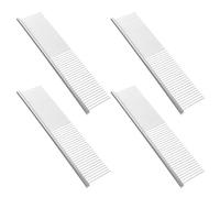 BCOATH Lot de 4 Peignes Démêlants pour Animaux 19 X 4 Cm en Acier Inoxydable, Peigne Démêlant pour Chiens et Chats, Outil de Toilettage pour Enlever Nœuds et Poils Emmêlés, Accessoires