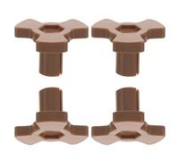 BCOATH Lot de 4 Pièces Coupleurs en Plastique pour Support de Guide Plateau Tournant Micro-ondes, Accessoire Pratique pour Réparation et Remplacement du Plateau