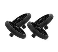 BCOATH Lot De 4 Roues De Rechange pour Poubelle, Roues Caoutchouc Petites, Chariot à roulettes Outdoor, Résistantes à l'usure Et Légères pour Composteur Et Déchets De Jardin