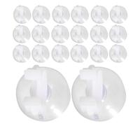 BCOATH Lot de 50 Clips Transparents pour Tuyau d'Aquarium 16 MM avec Ventouses Puissantes Support de Fixation pour Tube d'air et Eau Accessoires Compatibles pour Pompe à Air