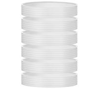 BCOATH Lot de 6 Anneaux de Golf en Plastique 11X11X2 CM Accessoires D’Entraînement au Putting Couverture de Coupe de Golf Résistante aux Intempéries pour Terrain Intérieur et