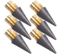 BCOATH Lot de 6 Pointes de Rechange pour Crayons sans Encre en Graphite Mines Éternelles sans Taille Compatibles pour Écriture et Dessin Recharge Pratique pour Étudiants et Bureau