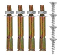 BCOATH Lot de 8 Boulons D'ancrage Robustes en Acier au Carbone pour Béton Force D'expansion Élevée, Fixation Sécurisée pour Supports de Climatisation et Auvents