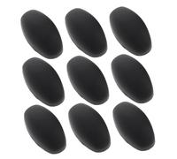 BCOATH Lot de 9 coussins repose-pouce pour saxophone alto, silicone noir, tailles multiples, support ergonomique et entretien facile pour musiciens de saxophone en concert