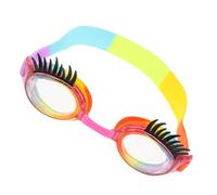 BCOATH Lunettes de Natation pour Garçon Fille avec Cils Uniques Anti-buée et Étanches Design Cartoon Adorable Adaptées à Apprentissage Natation avec Étui Rigide de Protection