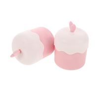 BCOATH Machine à Bulles pour Laver le Visage Portable Rose 2 Pcs en Plastique Fonctionnement Simple et Doux Peau Voyage