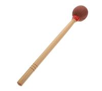 BCOATH Maillet percussion en érable avec tête en coton, baguette marron, accessoire pour tambour de marche, grip confortable, convient aux musiciens de âges