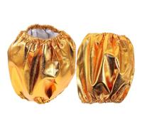 BCOATH Manchon Robuste pour Jardinière en Tissu Or 2pcs, Accessoire Décoratif et Réutilisable pour Remise de Diplôme et Automne Décoration en Bureaux et Fêtes