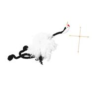 BCOATH Marionnette Bois Plume Marionnette à Fils Traditionnelle Interactif Educatif pour Garçon Fille Stimulation Créative et Motricité Fine