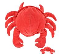 BCOATH Marionnette Crabe Interactive pour Garçon Fille et Adultes Parent-garçon Fille Matériau Sûr Marionnette à Main pour Raconter des Histoires et Développer la Coordination