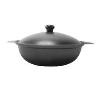 BCOATH Marmite en Fonte Double Poignée pour Plats Mijotés et Soupes, Cocotte Multifonctionnelle Économise Gaz