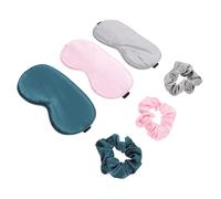 BCOATH Masque de Sommeil Occultant Cache Yeux avec Bandeau Coiffant Confortable et Set Deux pour la Oculaire pour Dormir et Voyager