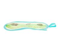 BCOATH Masque Gel Froid pour Yeux Réutilisable Compresse Rafraîchissante Ergonomique avec Bande Élastique Soulage Fatigue et Poches Convient Camping et Usage Quotidien Vert Océan