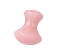 BCOATH Massage Champignon Pierre de Jade Rose pour Visage Outil de Grattage Gua Sha Appareil Manuel pour Relaxation Musculaire et Amélioration Circulation