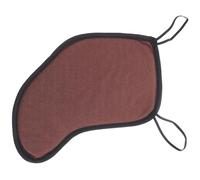 BCOATH Mentonnière de Violon en Coton Doux Couleur Café 3/4-4/4 pour Confort Irritations Cutanées, Accessoire pour Débutants et Professionnels