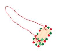 BCOATH Mini Balançoire en Bois Réaliste pour Décoration De Maison De Poupée Figurine De Modélisation De Balançoire Petite Figurine De Balançoire Miniature Kit De Balançoire Jouet