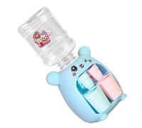 BCOATH Mini Distributeur d'eau pour Garçon et Filles Éducatif Double Sortie Mini Fontaine à Eau Bleu Modèle Imitation pour Jeu de Dinette Distributeur d'eau Factice pour Fille et