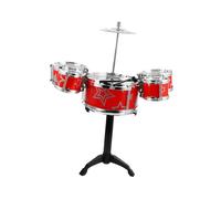 BCOATH Mini Kit de Batterie Jazz Garçon Fille Sécurisé avec Baguettes Instrument Musical Éducatif pour Tout-Petits Percussion Adapté Aux Débutants et Développement du Rythme