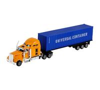 BCOATH Modèle Camion Semi-remorque Alliage Garçon Camion Transport Conteneur Réaliste Collection Décor