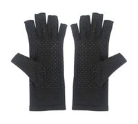 BCOATH Moufles de Cyclisme Anti-dérapants et Confortables Noirs en Polyester-Coton et Fibres Acryliques Protection UV pour Hommes pour Pêche et Cyclisme