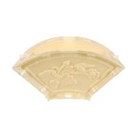 BCOATH Moule à Sculpture en Béton de Fleur de Lotus et Éventail Moule à Coulée en Ciment pour Décoration Extérieure Résistant aux Intempéries pour Jardin et Aménagement Paysager