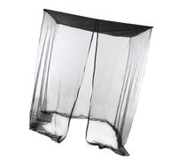 BCOATH Moustiquaire en Polyester Balancelle et pour Double Fermeture Éclair, Filet à Mailles Noir, Respirant Imperméable, pour Activités Extérieures et Patio