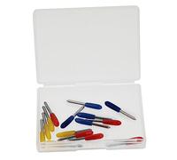 BCOATH Outil De Découpe De Traceur Lot de 15 Fraises De Remplacement 30°, 45°, 60° Lames Coupe-Lettres pour Découpe Vinyle Tissu Traceur