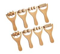 BCOATH Outils de Massage en Bois 8pcs Poignée Ergonomique pour Pieds et Bras, Faciles à Transporter, pour Usage à Domicile Extérieur