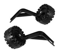 BCOATH Paire de Roues Stabilisatrices pour Vélo Garçon et Filles 16 Pouces Petites Roues Guide Vélo Universelles Noires Accessoires de pour Filles et Garçons Support