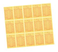 BCOATH Papier Jaune pour Offrandes Traditionnelles des Ancêtres, 900 Pièces en Papier pour Offrandes Sacrées, pour Funérailles et Rites Ancestraux