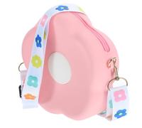 BCOATH Paquet à Fleurs en Silicone Léger Bandoulière Réglable, Porte-Monnaie Pratique pour Femme, pour Vacances et Anniversaires