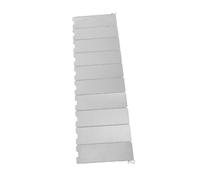 BCOATH Pare Vent Pliable Alliage Aluminium pour Chauffage de Terrasse Extérieur Réflecteur Thermique Compact et Portable Protection Vent pour Chauffages Ronds Au Gaz Naturel