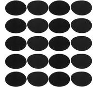 BCOATH Pastilles Adhésives Double Face en Nylon Lot de 20 Paires pour Fixation Tapis de Sol Voiture et Moquette, Usage Maison et Bureau Anti-Dérapant
