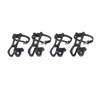 BCOATH Pédales de Vélo 2 Paires, Installation Simple avec Cale-Orteils et Sangles en Plastique et Nylon Contrôle pour Cyclisme Extérieur