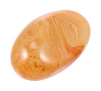 BCOATH Pierre Naturelle D'agate Rouge Surface Lisse, Cristal Roulé à Main pour Lithothérapie et Renforcement Confiance en Soi, Petite Taille Légère pour Contemplation
