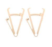 BCOATH Pince à Graisse Corporelle Précision, Facile à Utiliser ABS 2pcs pour Mesurer la Graisse Corporelle Outil Fiable de Mesure de L’épaisseur Cutanée pour Hommes et Femmes