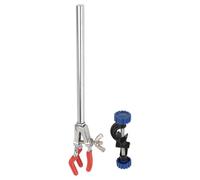 BCOATH Pince de Laboratoire en Alliage de Zinc Légère pour Flacon et Bécher avec Clip de Support, pour Expériences D'apprentissage en Laboratoire