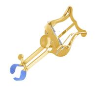 BCOATH Pince de Lyre de Trompette en Fer Doré Force de Serrage Réglable, Design Portable pour Extraits de Partitions Musicales et Accessoires D'instruments