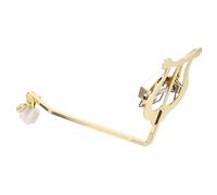 BCOATH Pince Porte-partitions pour Lyre de Trombone en Métal Léger et Compact Finition Or Élégante, pour Performances en Fanfare et Débutants