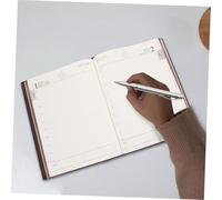 BCOATH Planner Cahier Souple Organiseur Journalier et Annuel Portable pour Bureau et Maison Cuir Synthétique et Papier Prise de Notes Facile et Pratique