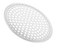 BCOATH Plaque à pizza ronde en acier inoxydable perforée, plaque de cuisson pour four de 8 pouces, antiadhésive, réutilisable, pour cuisine domestique