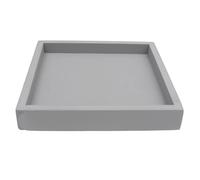 BCOATH Plateau Carré Épaissi en Plastique pour Pot De Fleurs Assiette en Pot Intérieur Balcon 20 x 20 Cm Support Étanche Antidérapant Multifunction