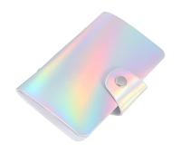 BCOATH Pochette pour tampons de nail art en cuir PU, organiseur pour 20 plaques, style simple et fermeture à boucle, adapté nail art stamping
