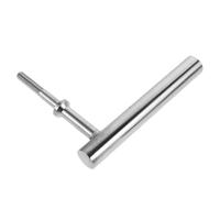 BCOATH Poignée de Porte de Cuisinière Acier Inoxydable Résistante Chaleur Poignée de Remplacement pour Porte de Cheminée Poêle à Pellets et Brûleur de Chaudière Accessoire pour Entretien